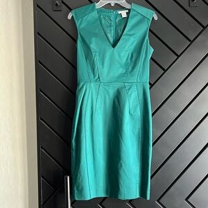 H&M v neck sheath dress